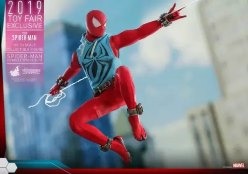 Hot Toys 1/6 VGM34 Marvel's Spider-Man Scarlet Spider Suit Figure Collectibles - Picture 4 of 14