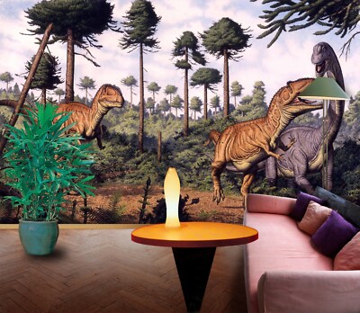 3D Original Dinosaurier ZHUC12532 Tapete Wandbild Fototapete Abnehmbarer Ann