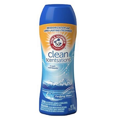 Arm & Hammer In-Wash Scent Booster, Purifying Waters, 15 Oz Pack of 1