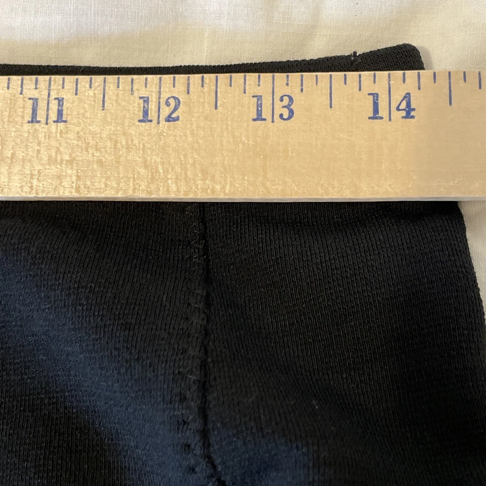 Falda fluida acampanada negra viscosa lana P/P Petite Eileen Fisher para mujer DEFECTUOSA Foto 2 de 4