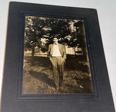 Rare Antique American ID'd William E. Moore! Rochester, NY Cabinet Photo! US!