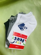 Kids Multi Color Socks 6 Pair Size 4-6 shoe size 0-8 -New