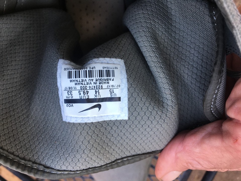 Nike Special Field Boots Mens Size 14 Olive Green Sage Combat Military