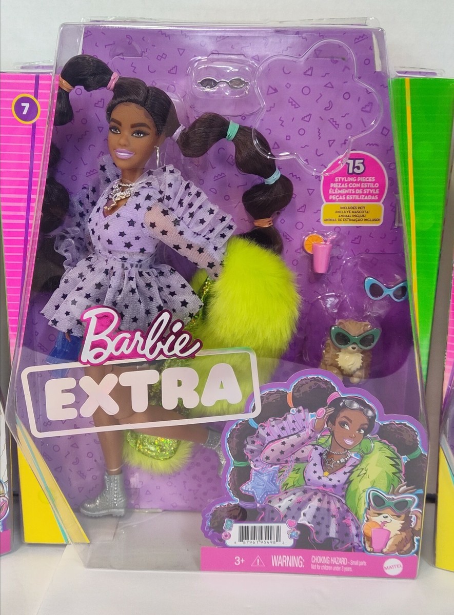 Set Of 3 Mattel Barbie Extra Doll # 8, # 7, # 6, | eBay