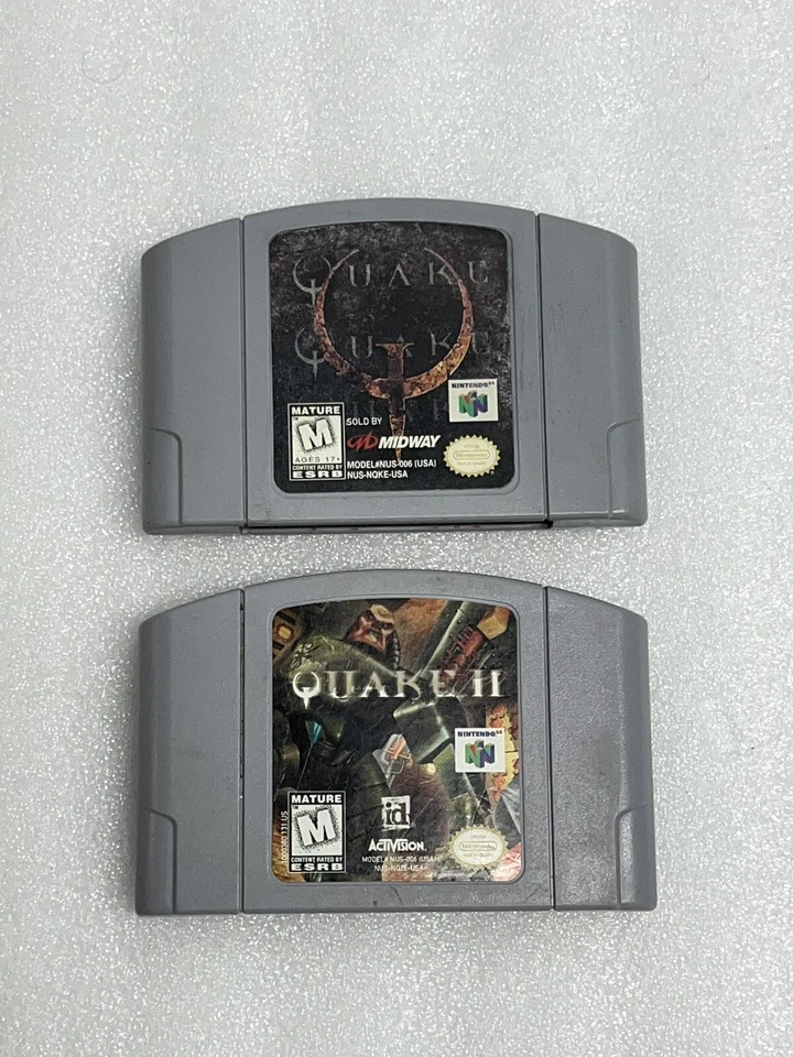 Quake & Quake 2 (Nintendo 64, 1998) N64 - Probado Foto 3 de 4