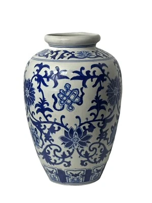 X1075 青花瓶 中国 箱無 清朝在中国古董花瓶| eBay