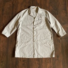 RED KAP - NWOT Gray Button-Up Lab Coat, Mens 54 Reg 3XL - MUST SEE 