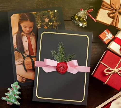 400 Pack Photo Folders for 4X6 or 5X7 Cardboard Picture Frame for Special Events - Image 2 of 4