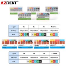 Dental Absorbent Paper Points/Gutta Percha Points with Scale Obturating Tips Bar