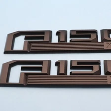 2PCS Fender Emblems For XLT 2015-2020 Replacement Badges Matte Black