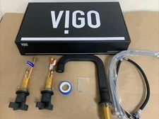 Vigo VG01302 Wythe 1.2 GPM Widespread Bathroom Faucet - Black