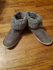 Rampage Girls Gray Boot With Faux/Fur - Size 2