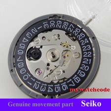 New Japan NH35A Automatic Watch Movement SII or TMI black date window 24 jewels
