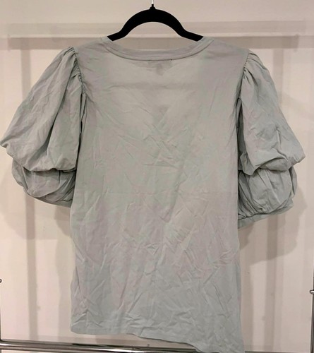 Express Puff Sleeve Top - Soft Mint Green - Size L - Picture 2 of 3