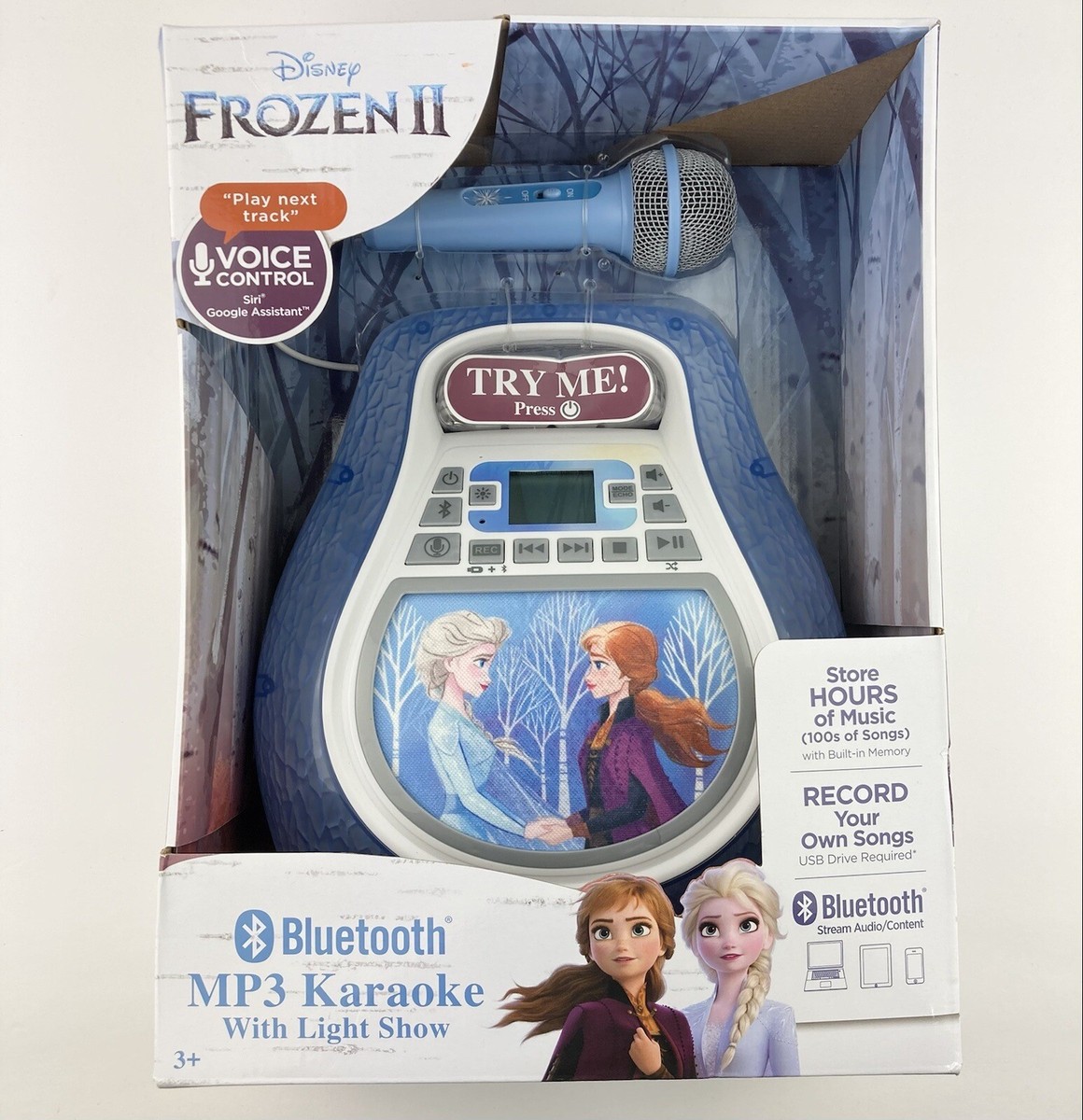 Disney Frozen II FR-558 Bluetooth Portable MP3 Karaoke Machine
