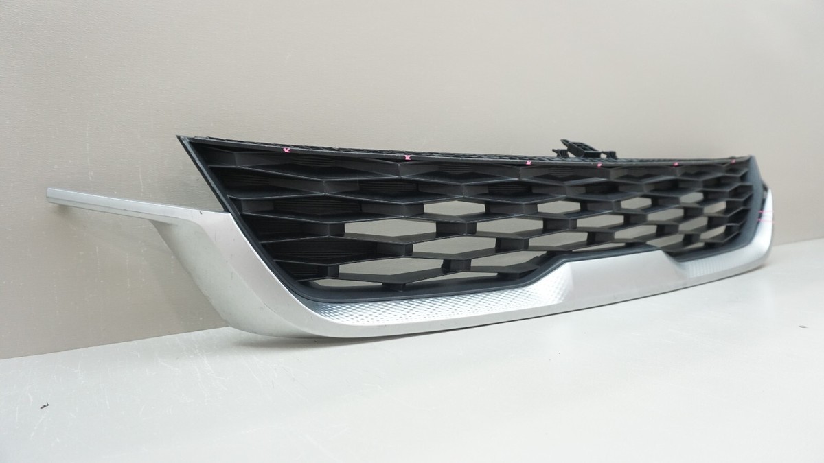 Front Upper Radiator Grille For Kia Seltos 2021-2023 – Silver/Black, Factory Style, 86350Q5000