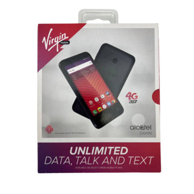 Alcatel Dawn 8GB 4G LTE Android Smartphone Locked Sprint 5MP Camera 4.5'' Display
