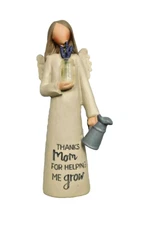 "Mom" Angel "Thanks Mom for helping me grow"- New by Blossom Bucket #11724