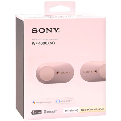 FOR PARTS! Sony WF-1000XM3 Noise-Canceling In-Ear Earphones Silver NO RETURNS!