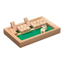 Philos Shut The Box – 9er Klappenspiel Aus Holz, Mit Würfeln, Für 2+ Spieler Ab 8 Jahren