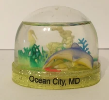 Ocean City Maryland Plastic Snow - Water Globe Souvenir Decoration