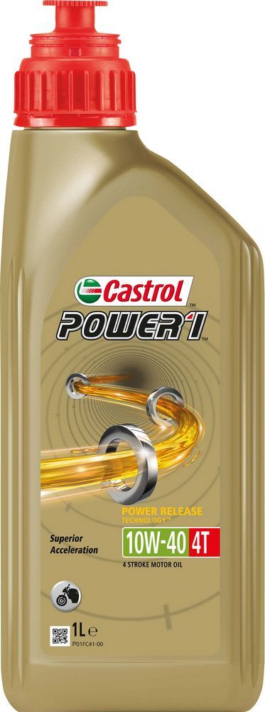 2469004 Olio lubrificante motore moto 4T Power 1 10W40 1L semisintetico