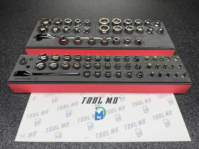 #ad Snap on Tools NEW 75pc LOW PROFILE Mixed Master RED Foam Sets 145RTMLE 230RFSMLE $1599.95
