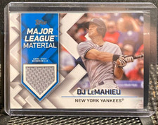 DJ LeMahieu 2022 Topps Major League Material  Jersey - Yankees