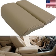 Fits 2009-2016 Lincoln Mks Center Console Armrest Pu Leather Cover Beige Fits 2009-2016 Lincoln Mks Center Console Armrest Pu Leather Cover Beige