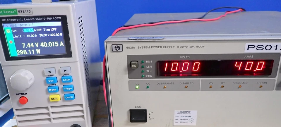 HP 6031A 0-20VDC 0-120A 1000W Power Supply | Load Tested! - Image 3 of 4