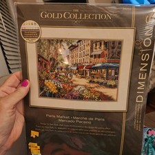 Dimensions Gold Collection 35256 Paris Market Counted Cross Stitch Kit NEW read