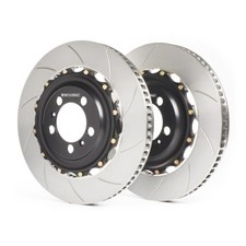 Girodisc Fits 03-09 Nissan 350z Wbrembo Calipers 2-piece Slotted Rear Rotors