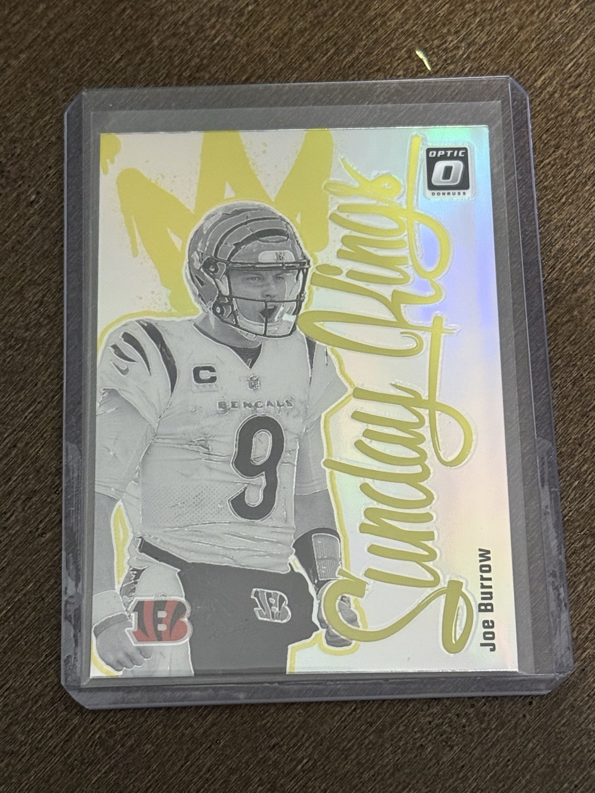 Joe Burrow 2024 Panini Donruss Optic Sunday Kings Case Hit SSP SP Bengals 