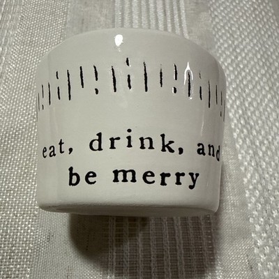 Mid Pie Eat Drink And Be Merry Dipping Dish