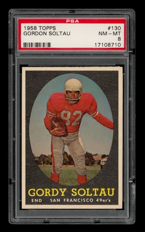 1958 Topps Set-Break #130 Gordon Soltau PSA 8 NM-MT