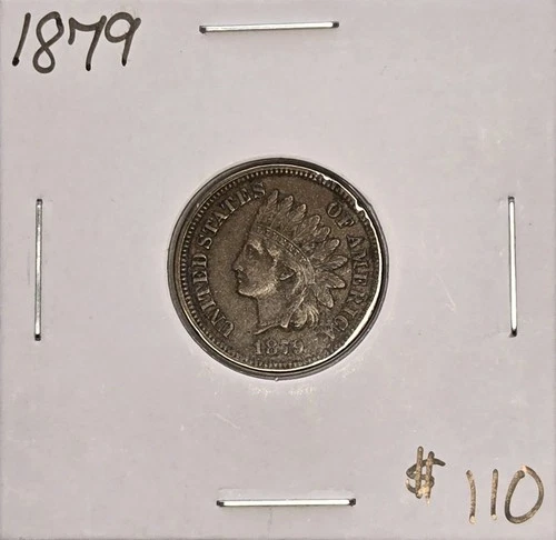 1879 Indian Head Cent 1C - SEMI KEY BETTER DATE - Almost Uncirculated Example!