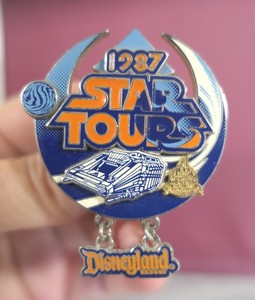 2006 Magical Milestones 50th Annv. Disneyland Resort 3D 1987 Star Tours Ride Pin