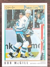 O-pee-chee Premier 92 Bob McGill #8