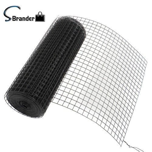 Rete di Saldatura 24"x50' Alta Qualità per Pollaio Filo Rete di Saldatura 1"x1" Nero - Foto 1 di 10
