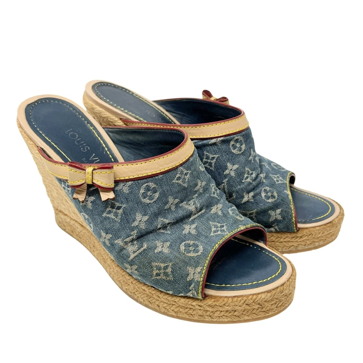 Louis Vuitton Blue Sandals for Women for sale - eBay