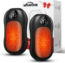 Rechargeable Magnetic Hand Warmers 2 Pack Electric Pocket Heater USB