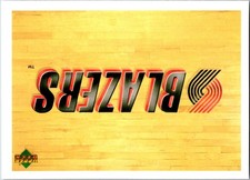 1991-92 Upper Deck International Italian Team Logo: Portland Trailblazers