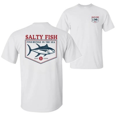 Saltwater Fishing T-Shirt, Offshore Ocean Angler Graphic Tee