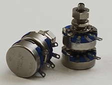 (Lot of 2) Vintage Centralab BAS115-012 Dual Gang Potentiometers