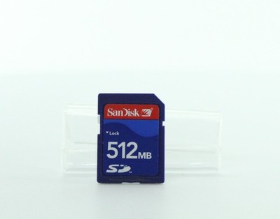 SanDisk 512 MB Class 2 Secure Digital Card (SDSDB-512-A10)