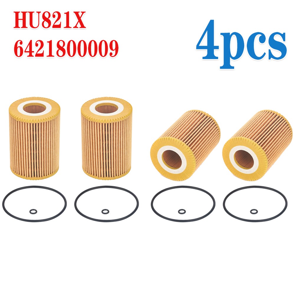 4 Pack Oil Filter For Dodge Sprinter 2500 3.0L V6 Mercedes-Benz Sprinter #HU821X