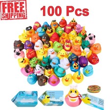 100 Pc Cruise Ducks Kit -30 Ducks, 30 Tags  40 Bands for Fun Cruise Ship Hiding