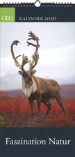 GEO - Faszination Natur 2026 - Wandkalender 22x45 cm, 12 Monatsblätter mit...