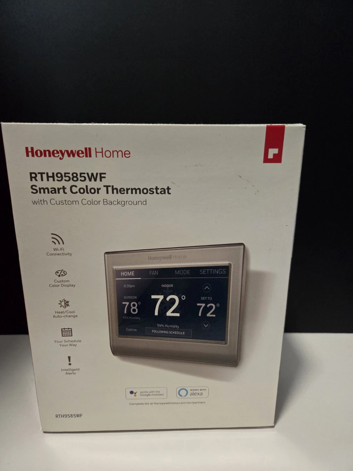 Honeywell Home RTH9585WF WiFi Smart Color Thermostat