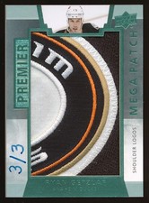 2014-15 Upper Deck Premier Mega Patch Shoulder Logos Ryan Getzlaf 3/3